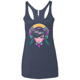 T-Shirts Vintage Navy / X-Small The Gamer Women's Triblend Racerback Tank