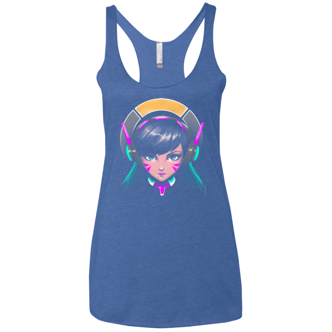 T-Shirts Vintage Royal / X-Small The Gamer Women's Triblend Racerback Tank