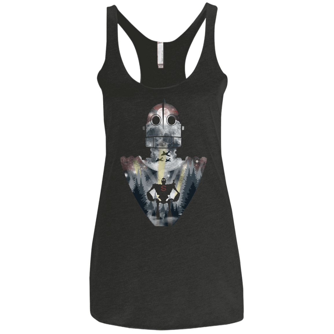 T-Shirts Vintage Black / X-Small The Giant Women's Triblend Racerback Tank