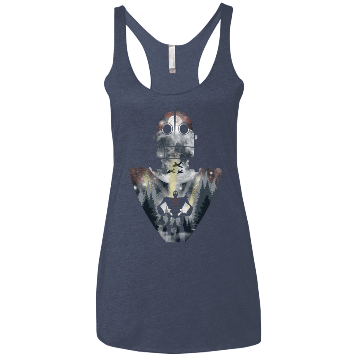 T-Shirts Vintage Navy / X-Small The Giant Women's Triblend Racerback Tank