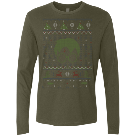 T-Shirts Military Green / Small The Gifted Boy Men's Premium Long Sleeve