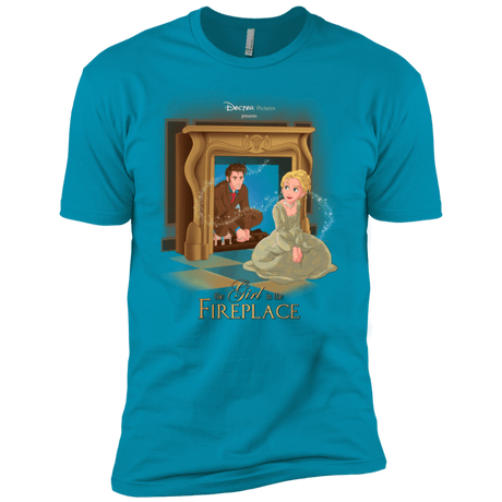 T-Shirts Turquoise / YXS The Girl In The Fireplace Boys Premium T-Shirt
