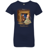 T-Shirts Midnight Navy / YXS The Girl In The Fireplace Girls Premium T-Shirt
