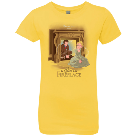 T-Shirts Vibrant Yellow / YXS The Girl In The Fireplace Girls Premium T-Shirt