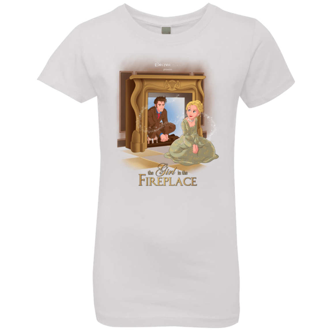 T-Shirts White / YXS The Girl In The Fireplace Girls Premium T-Shirt