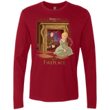 T-Shirts Cardinal / Small The Girl In The Fireplace Men's Premium Long Sleeve