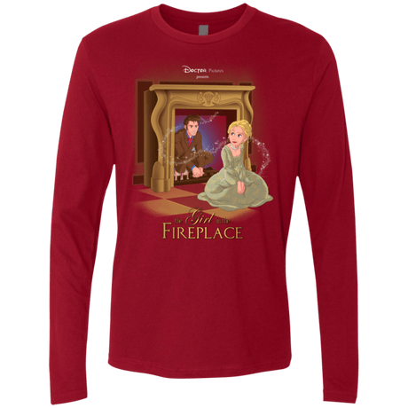 T-Shirts Cardinal / Small The Girl In The Fireplace Men's Premium Long Sleeve