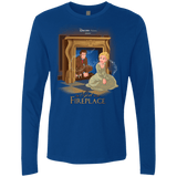 T-Shirts Royal / Small The Girl In The Fireplace Men's Premium Long Sleeve