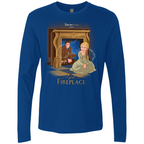 T-Shirts Royal / Small The Girl In The Fireplace Men's Premium Long Sleeve