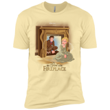 T-Shirts Banana Cream / X-Small The Girl In The Fireplace Men's Premium T-Shirt