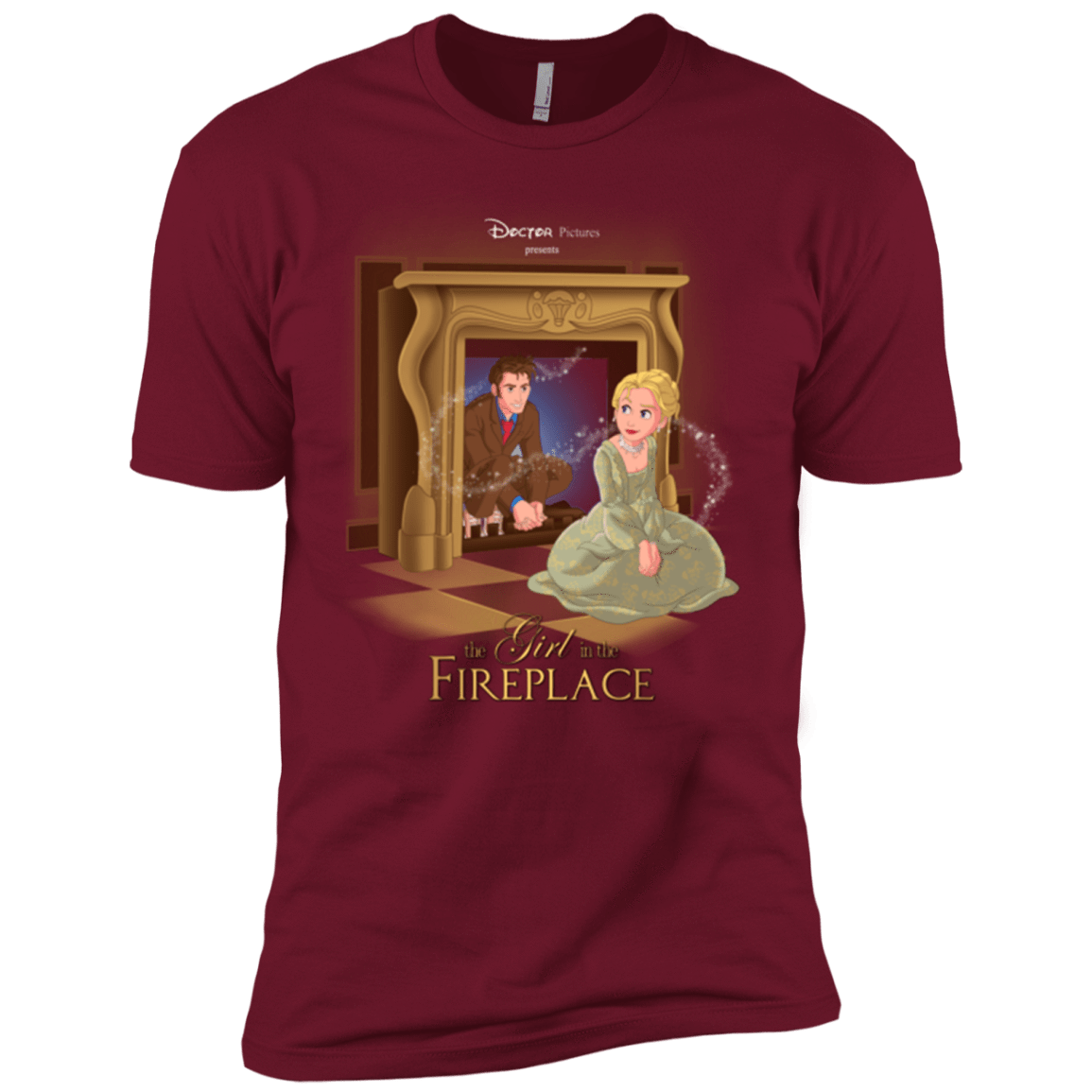 T-Shirts Cardinal / X-Small The Girl In The Fireplace Men's Premium T-Shirt