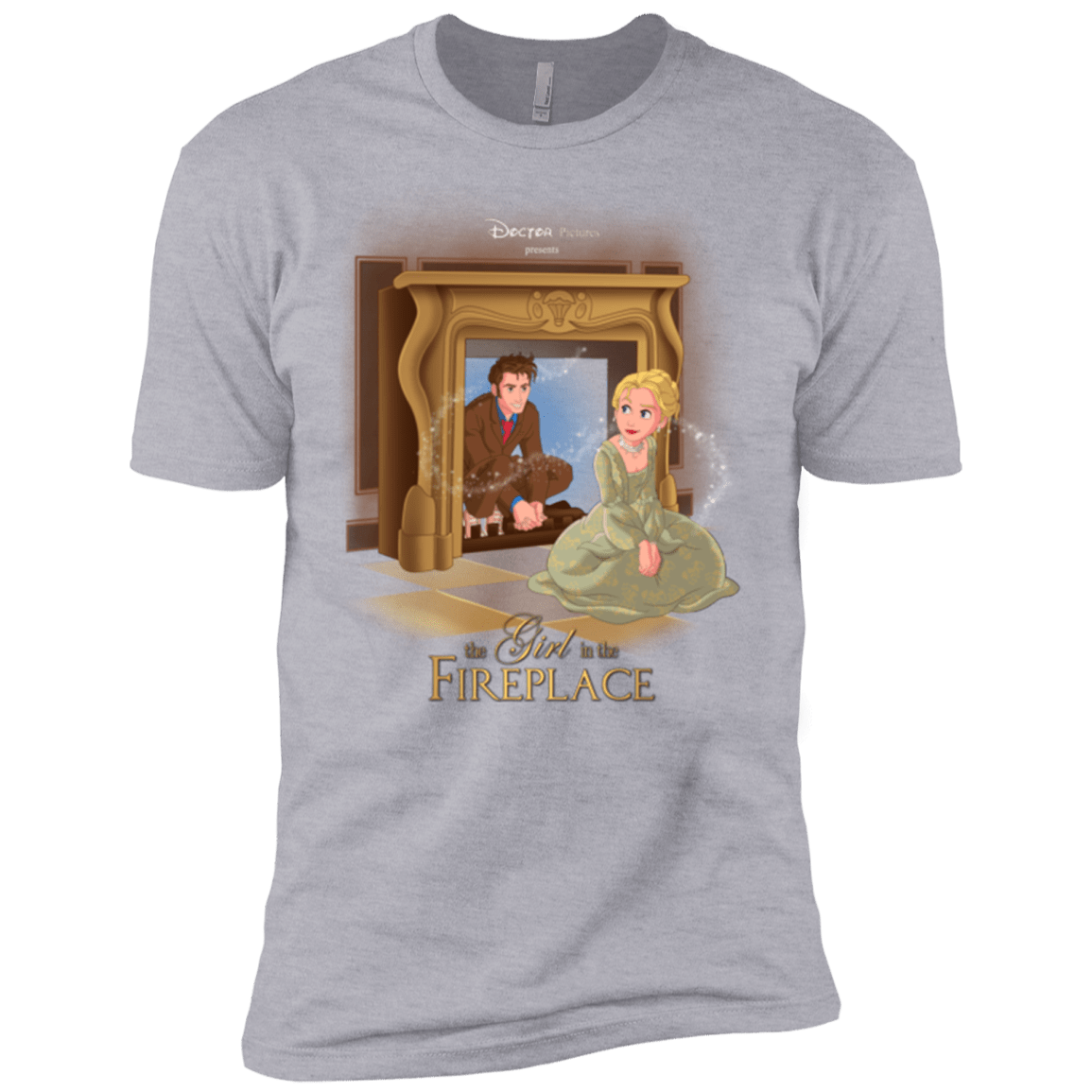 T-Shirts Heather Grey / X-Small The Girl In The Fireplace Men's Premium T-Shirt