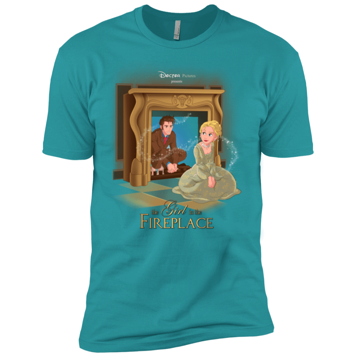 T-Shirts Tahiti Blue / X-Small The Girl In The Fireplace Men's Premium T-Shirt