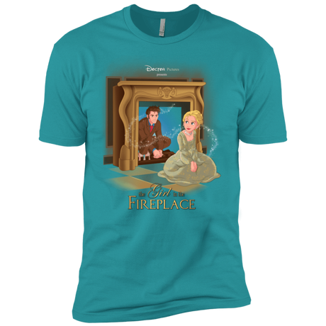 T-Shirts Tahiti Blue / X-Small The Girl In The Fireplace Men's Premium T-Shirt