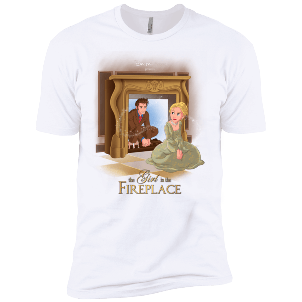 T-Shirts White / X-Small The Girl In The Fireplace Men's Premium T-Shirt