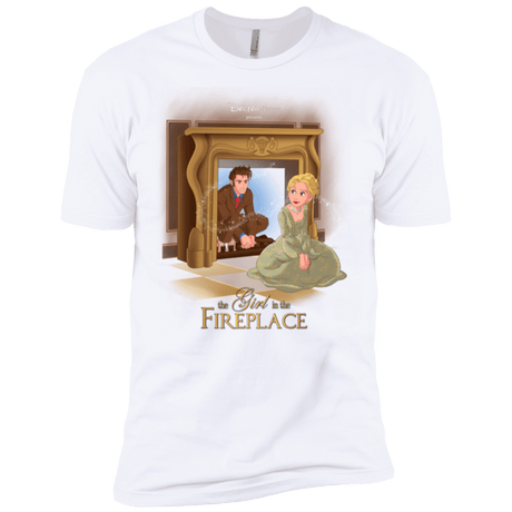 T-Shirts White / X-Small The Girl In The Fireplace Men's Premium T-Shirt