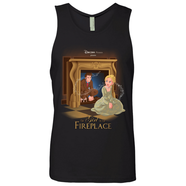 T-Shirts Black / Small The Girl In The Fireplace Men's Premium Tank Top