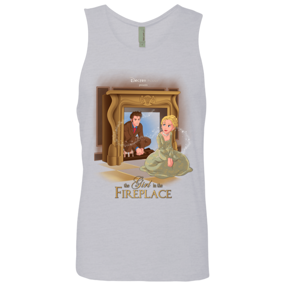 T-Shirts Heather Grey / Small The Girl In The Fireplace Men's Premium Tank Top