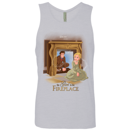 T-Shirts Heather Grey / Small The Girl In The Fireplace Men's Premium Tank Top
