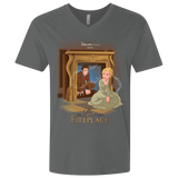 T-Shirts Heavy Metal / X-Small The Girl In The Fireplace Men's Premium V-Neck
