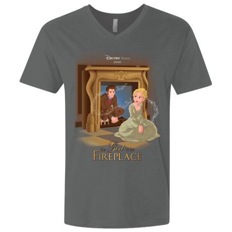 T-Shirts Heavy Metal / X-Small The Girl In The Fireplace Men's Premium V-Neck