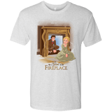 T-Shirts Heather White / Small The Girl In The Fireplace Men's Triblend T-Shirt