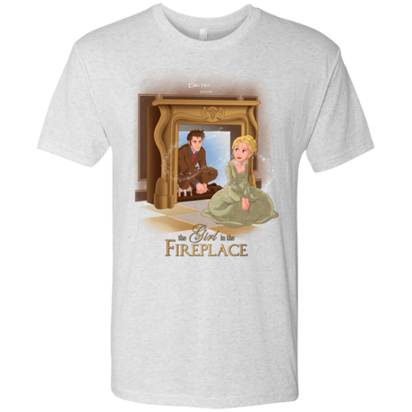 T-Shirts Heather White / Small The Girl In The Fireplace Men's Triblend T-Shirt