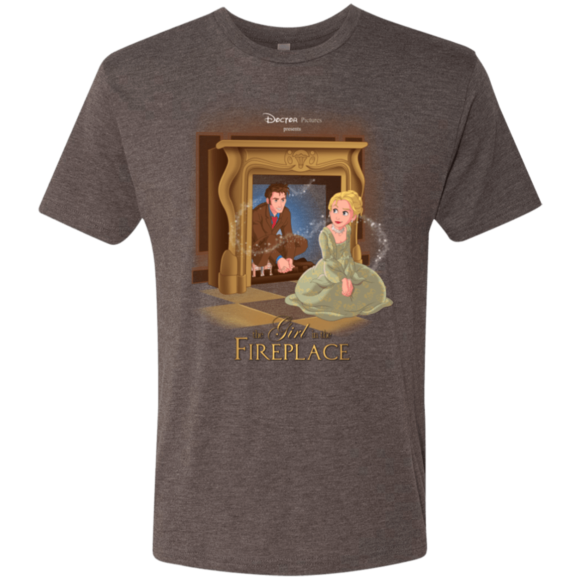 T-Shirts Macchiato / Small The Girl In The Fireplace Men's Triblend T-Shirt