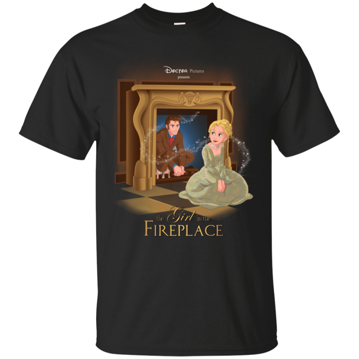 T-Shirts Black / Small The Girl In The Fireplace T-Shirt