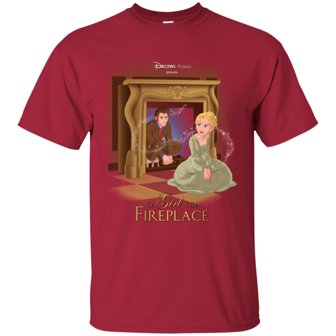 T-Shirts Cardinal / Small The Girl In The Fireplace T-Shirt