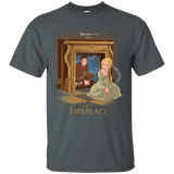 T-Shirts Dark Heather / Small The Girl In The Fireplace T-Shirt