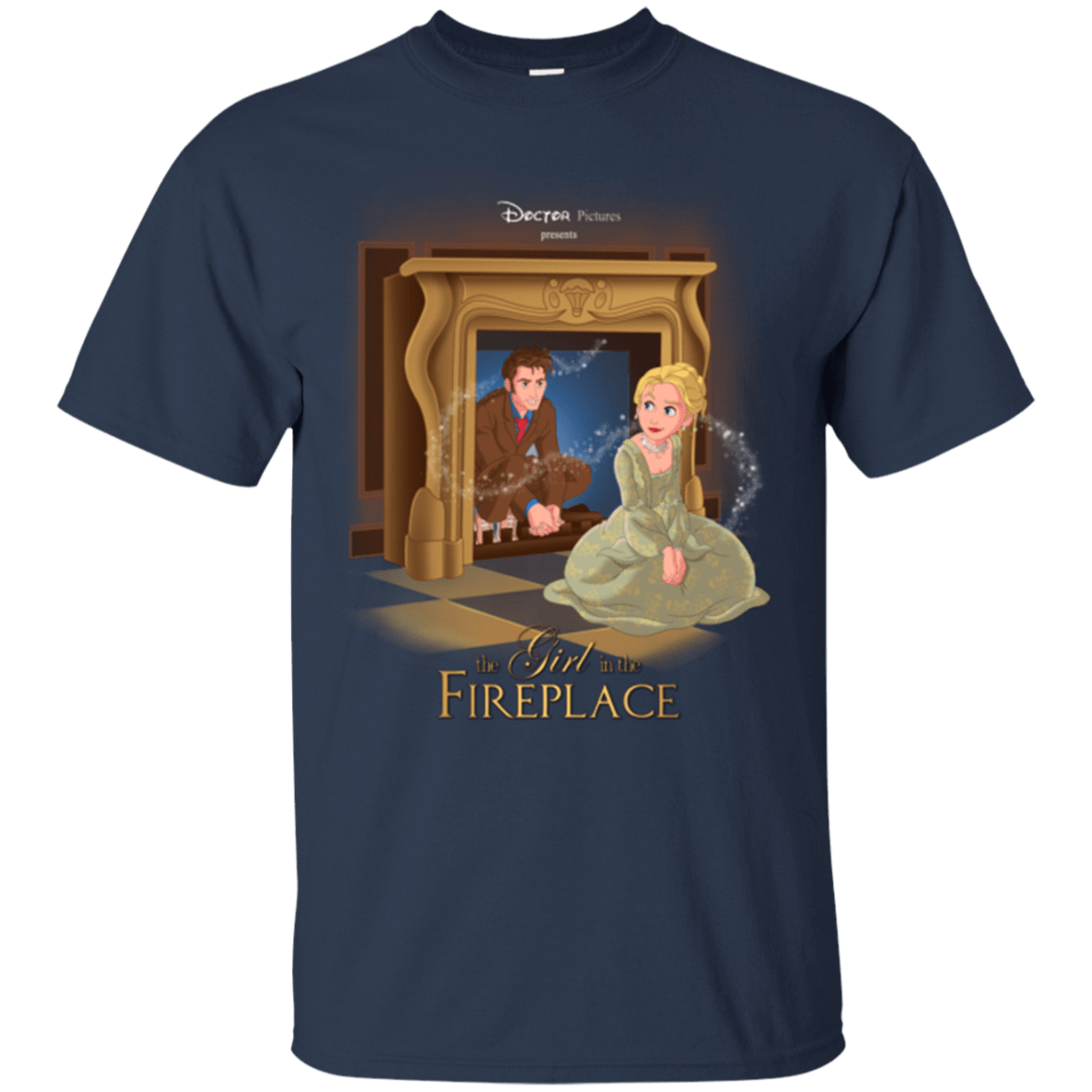 T-Shirts Navy / Small The Girl In The Fireplace T-Shirt