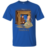 T-Shirts Royal / Small The Girl In The Fireplace T-Shirt