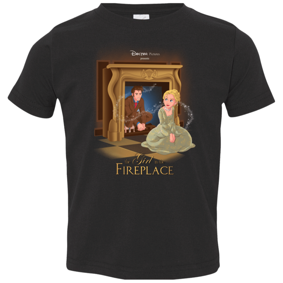 T-Shirts Black / 2T The Girl In The Fireplace Toddler Premium T-Shirt