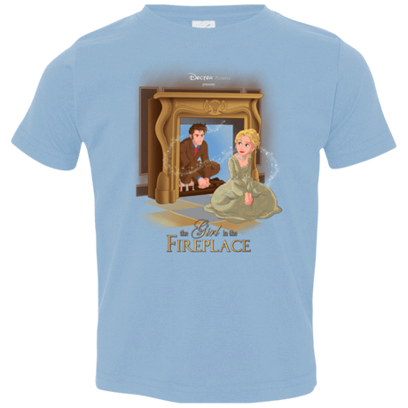 T-Shirts Light Blue / 2T The Girl In The Fireplace Toddler Premium T-Shirt