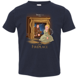 T-Shirts Navy / 2T The Girl In The Fireplace Toddler Premium T-Shirt