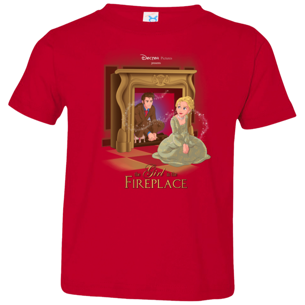 T-Shirts Red / 2T The Girl In The Fireplace Toddler Premium T-Shirt