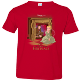 T-Shirts Red / 2T The Girl In The Fireplace Toddler Premium T-Shirt