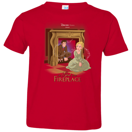 T-Shirts Red / 2T The Girl In The Fireplace Toddler Premium T-Shirt