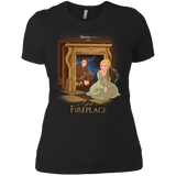 T-Shirts Black / X-Small The Girl In The Fireplace Women's Premium T-Shirt