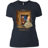 T-Shirts Indigo / X-Small The Girl In The Fireplace Women's Premium T-Shirt