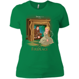 T-Shirts Kelly Green / X-Small The Girl In The Fireplace Women's Premium T-Shirt
