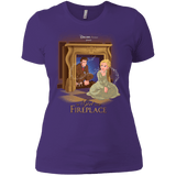 T-Shirts Purple / X-Small The Girl In The Fireplace Women's Premium T-Shirt