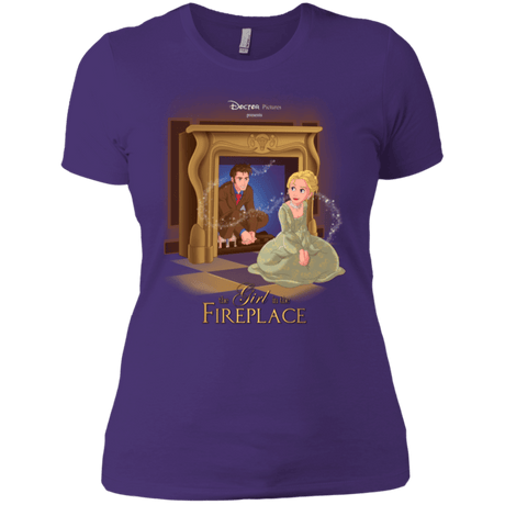 T-Shirts Purple / X-Small The Girl In The Fireplace Women's Premium T-Shirt