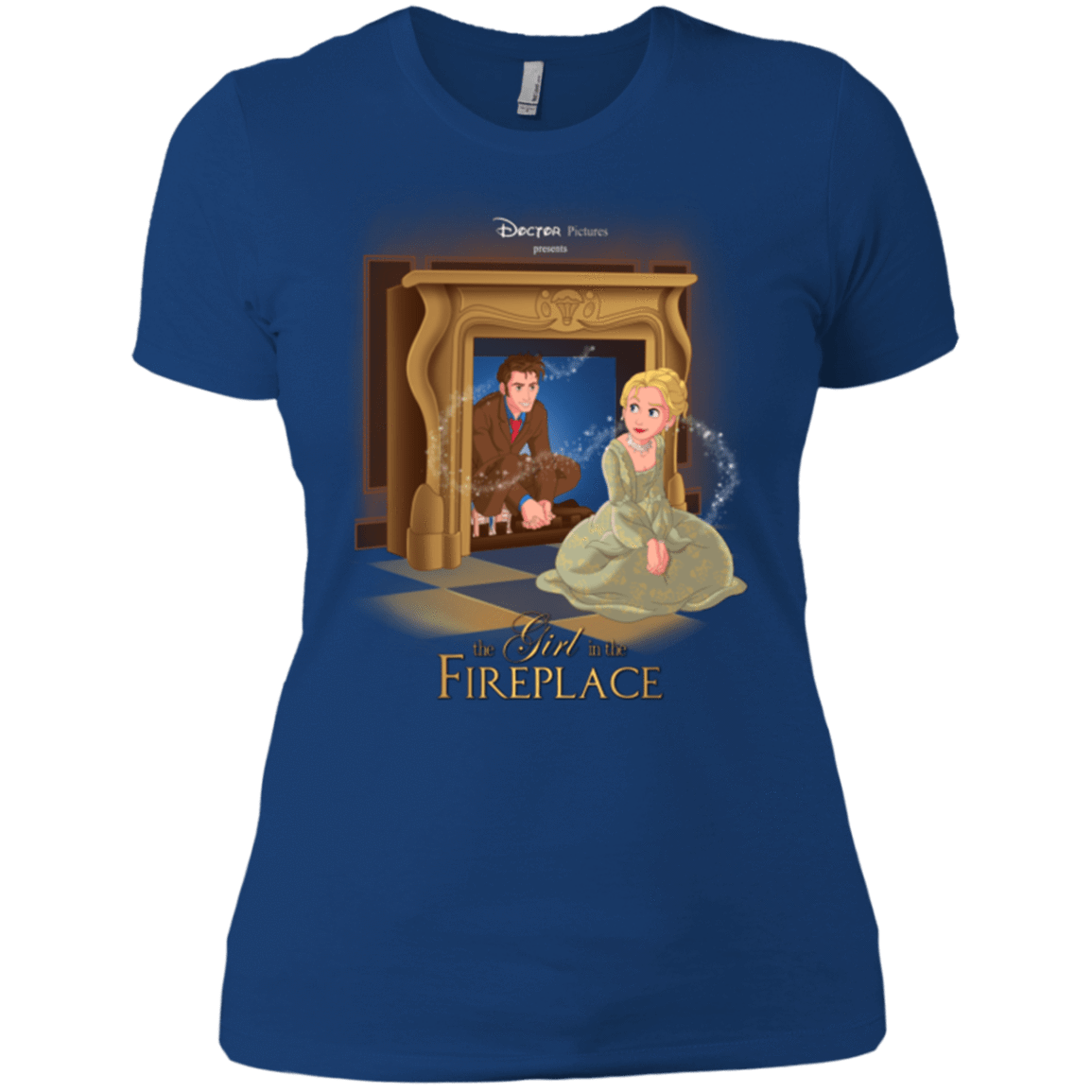T-Shirts Royal / X-Small The Girl In The Fireplace Women's Premium T-Shirt