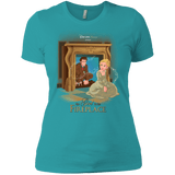 T-Shirts Tahiti Blue / X-Small The Girl In The Fireplace Women's Premium T-Shirt