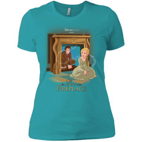 T-Shirts Tahiti Blue / X-Small The Girl In The Fireplace Women's Premium T-Shirt
