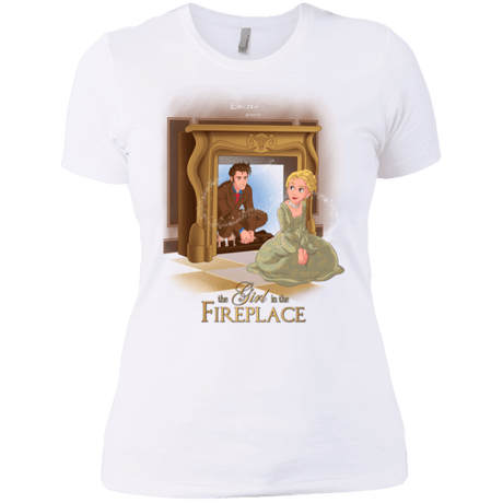 T-Shirts White / X-Small The Girl In The Fireplace Women's Premium T-Shirt