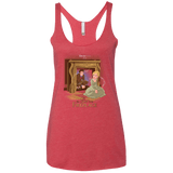 T-Shirts Vintage Red / X-Small The Girl In The Fireplace Women's Triblend Racerback Tank