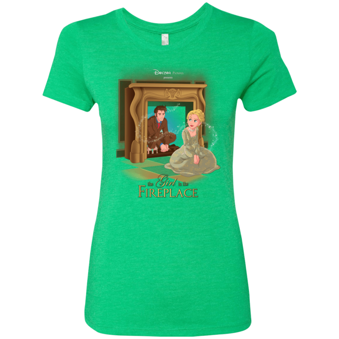 T-Shirts Envy / Small The Girl In The Fireplace Women's Triblend T-Shirt